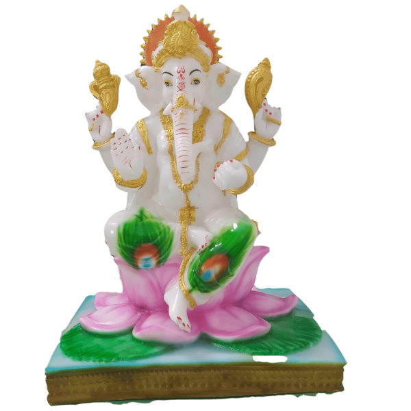Bhagwan Ganesh Designer Murti Sculpture Figurine Height 42.5 CM