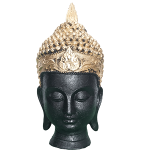 Decorify Buddha Head Statue Home Decor Peaceful Mind Height 30 CM