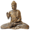 Golden Buddha Aashirwad Statue Murti Figurine.