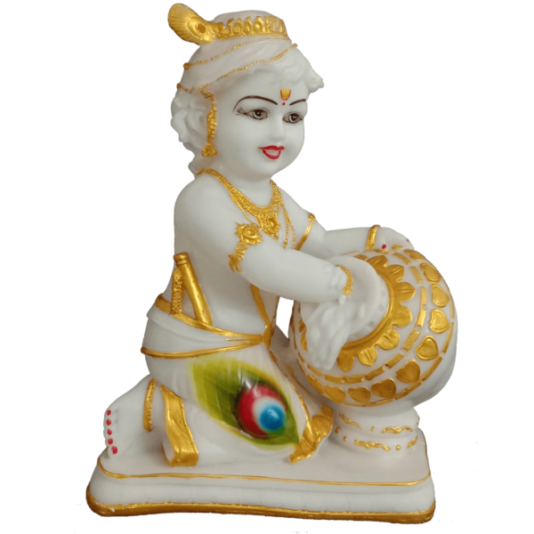 Krishna Kanhiaya Makhan Chor Statue Figurine Murti Sculpture Height 40 cm