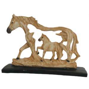 Polyresin Horse Statue Figurine Height 51 CM
