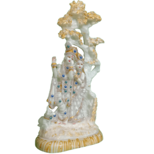 Radha Krishna Polyresin Statue Murti Sculpture Figurine Height 52 cm