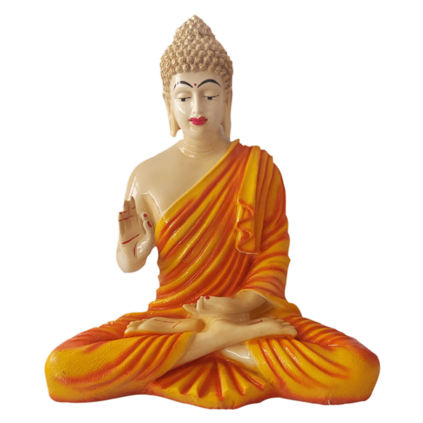Handcraffted Blessing Buddha Statue Height 38 CM