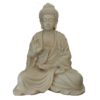 Marble Look Blessing Meditating Lord Buddha Statue Murti H- 38 CM