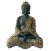 Multicolour Polyresin Meditating Buddha Statue Figurine H- 38 cm