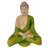 Multicolour Polyresin Meditating Buddha Statue Murti Figurine H- 38 cm