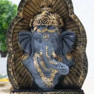 Antique Pan Ganesha Decorative Idol Showpiece Statue Murti Figurine Height 22 CM
