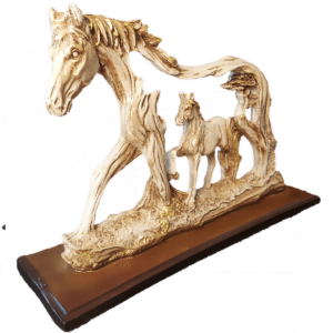 8 Inch Height Feng Shui Galloping Horse Showpiece Statue Figurine