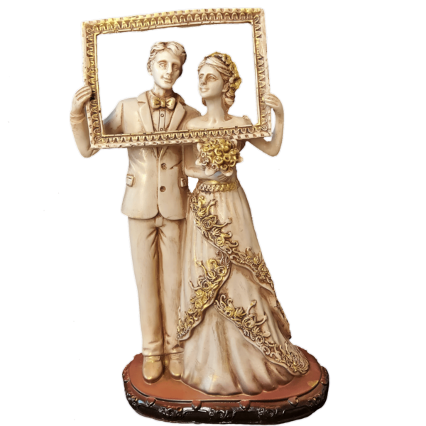 Love Couple Statue Showpiece Gift for Boyfriend Girlfriend Height 30 CM