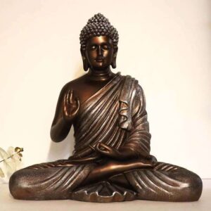 Chocolate Blessing Ashirwad Buddha Statue Figurine Height 56 CM