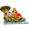 Vishnu Laxmi Sleeping Resting on Sheshnag Marble Statue Figurine