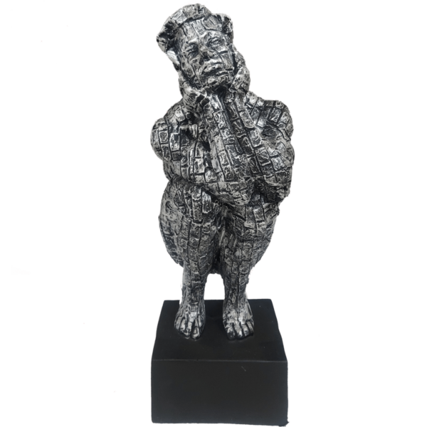 Stylish Black Texture Man Showpiece Statue Figurine